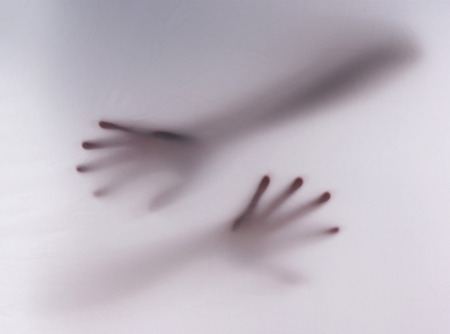 Trace of handsの写真素材