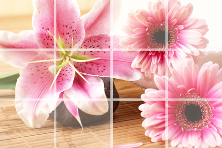 Spa compositionの写真素材