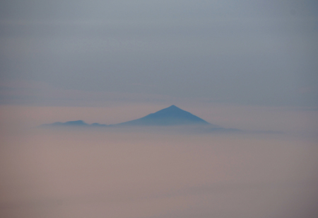 Aerial view of Tenerife island. Canary islands, spainの写真素材