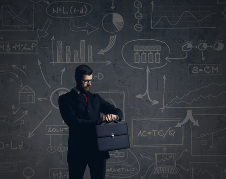 Businessman. Business, office and financial concept.の写真素材