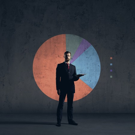 Businessman. Business, office and financial concept.の写真素材