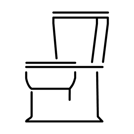 Toilet Interior Vector Iconのイラスト素材