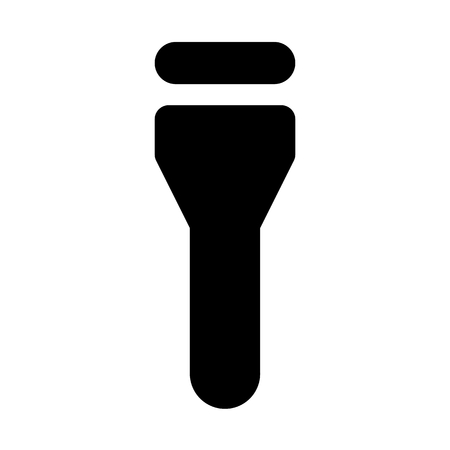 Flashlight On System Vector Iconのイラスト素材