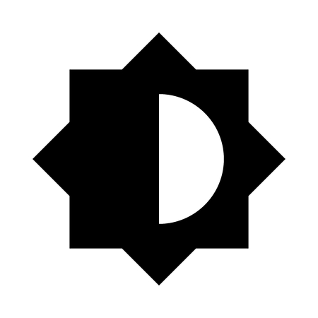 Display System Vector Iconのイラスト素材