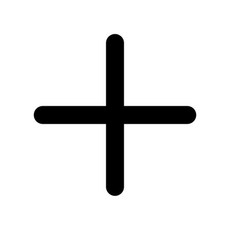 Plus Web Icon Vectorのイラスト素材