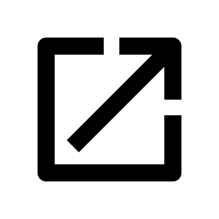 Open Button System Icon Vectorのイラスト素材