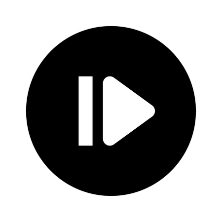 Skip 2 System Icon Vectorのイラスト素材