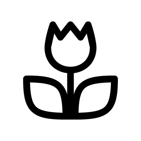 Flower System Icon Vectorのイラスト素材