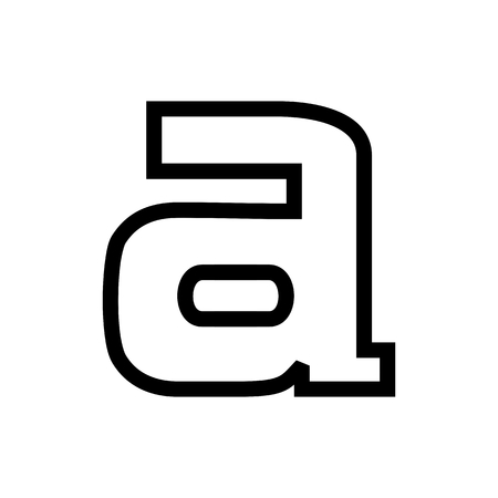 Text Font Bold Document Computer Icon Vectorのイラスト素材