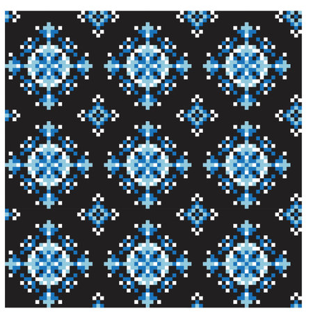 Snowflakes Seamless Pattern/Print Background in Vector - suitable for both online/physical medium...