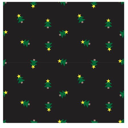 Colourful Festive Christmas seamless pattern/print background in vector - Suitable for Packaging, web design, graphics, fashion textiles, wallpaper and etc.のイラスト素材