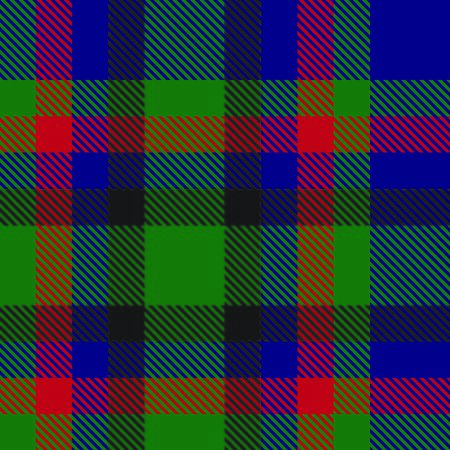 Colourful Classic Modern Plaid Tartan Seamless Print/Pattern in Vector - This is a classic plaid(checkered/tartan) pattern suitable for shirt printing, fabric, textiles, jacquard patterns, backgrounds and websitesのイラスト素材
