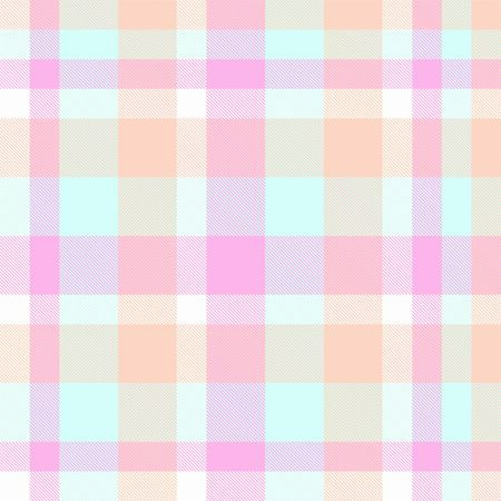 Colourful Classic Modern Plaid Tartan Seamless Print/Pattern in Vector - This is a classic plaid(checkered/tartan) pattern suitable for shirt printing, fabric, textiles, jacquard patterns, backgrounds and websitesのイラスト素材