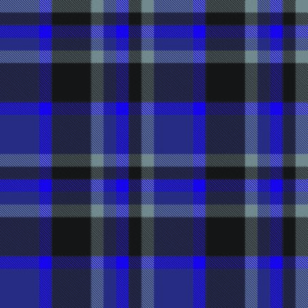 Colourful Classic Modern Plaid Tartan Seamless Print/Pattern in Vector - This is a classic plaid(checkered/tartan) pattern suitable for shirt printing, fabric, textiles, jacquard patterns, backgrounds and websitesのイラスト素材