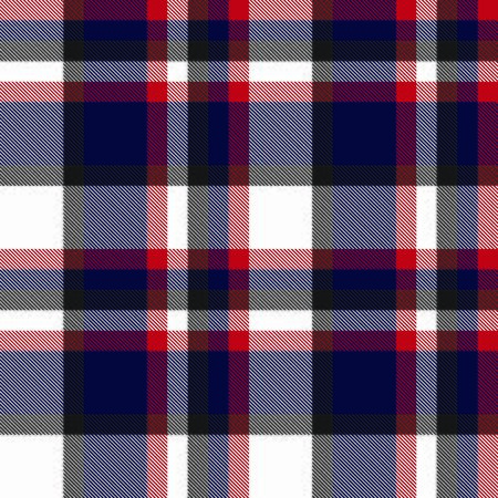 Colourful Classic Modern Plaid Tartan Seamless Print/Pattern in Vector - This is a classic plaid(checkered/tartan) pattern suitable for shirt printing, fabric, textiles, jacquard patterns, backgrounds and websitesのイラスト素材