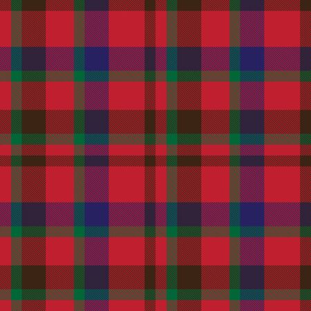 This is a classic plaid, checkered, tartan pattern suitable for shirt printing, fabric, textiles, jacquard patterns, backgrounds and websitesのイラスト素材