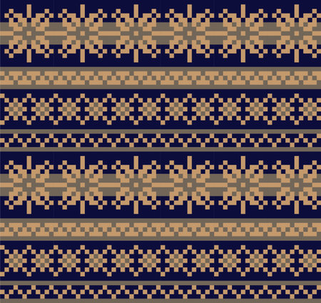 fair isle snowflake pattern suitable for website resources, graphics, print designs, fashion...