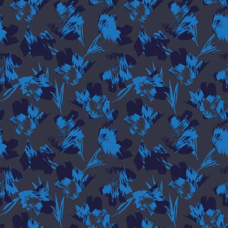 This is an abstract brushstrokes pattern suitable for fashion prints, patterns and backgroundsのイラスト素材