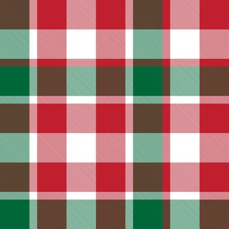 This is a classic plaid, checkered, tartan pattern suitable for shirt printing, fabric, textiles, jacquard patterns, backgrounds and websitesのイラスト素材