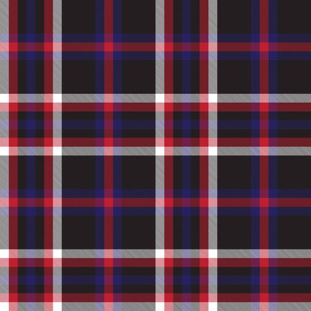 This is a classic plaid, checkered, tartan pattern suitable for shirt printing, fabric, textiles, jacquard patterns, backgrounds and websitesのイラスト素材