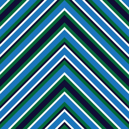 Blue Chevron diagonal striped seamless pattern background suitable for fashion textiles, graphicsのイラスト素材