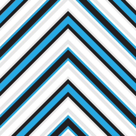 White Chevron diagonal striped seamless pattern background suitable for fashion textiles, graphics
