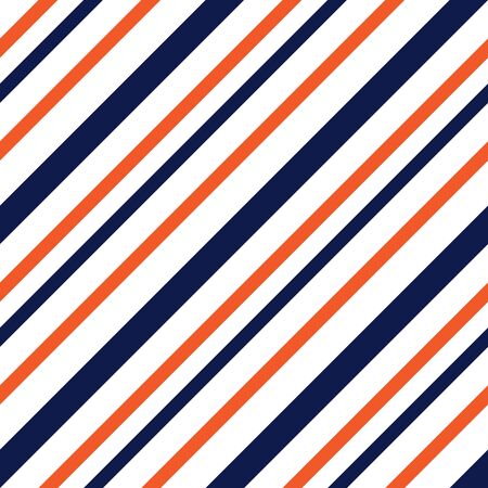 Orange diagonal striped seamless pattern background suitable for fashion textiles, graphicsのイラスト素材