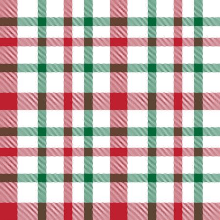 Christmas Plaid, checkered, tartan seamless pattern suitable for fashion textiles and graphicsのイラスト素材