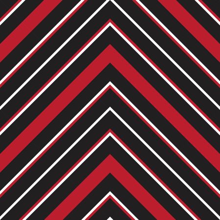 Red Chevron diagonal striped seamless pattern background suitable for fashion textiles, graphicsのイラスト素材