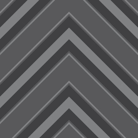 Grey Chevron diagonal striped seamless pattern background suitable for fashion textiles, graphicsのイラスト素材