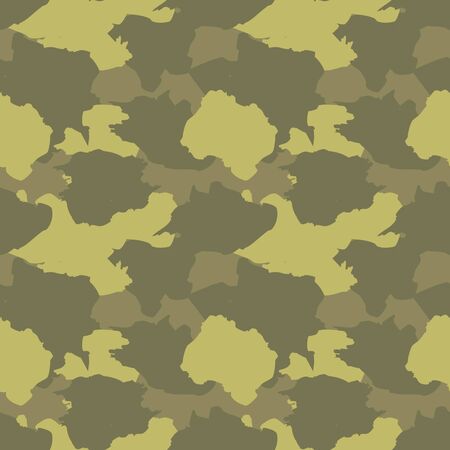 Yellow Camouflage abstract seamless pattern background suitable for fashion textiles, graphicsのイラスト素材