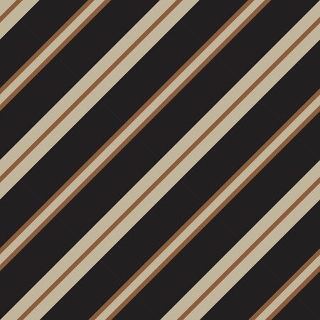 Brown Taupe diagonal striped seamless pattern background suitable for fashion textiles, graphicsのイラスト素材