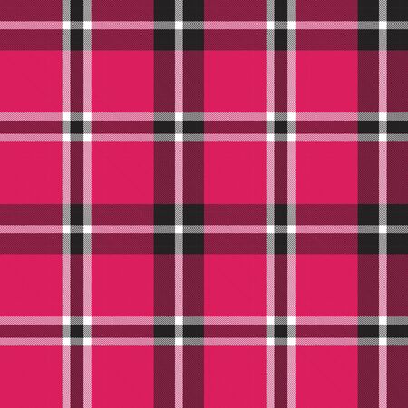 Purple Plaid, checkered, tartan seamless pattern suitable for fashion textiles and graphicsのイラスト素材