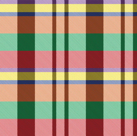 Colorful plaid, checkered pattern