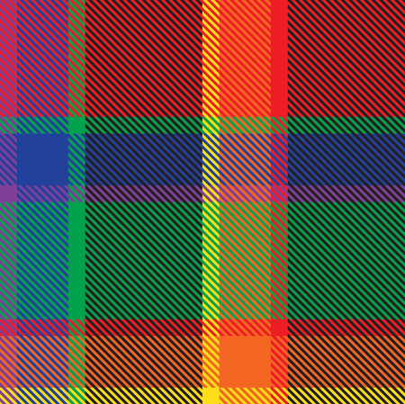 Colorful plaid, checkered pattern