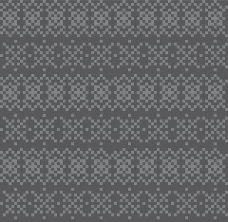 Grey Christmas fair isle pattern background for fashion textiles, knitwear and graphicsのイラスト素材