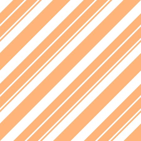 Orange diagonal striped seamless pattern background suitable for fashion textiles, graphicsのイラスト素材