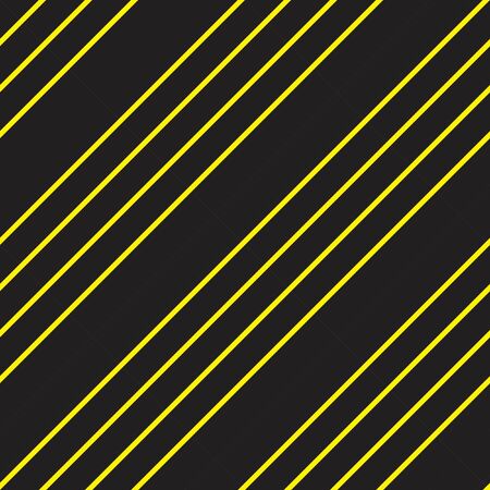 Yellow diagonal striped seamless pattern background suitable for fashion textiles, graphicsのイラスト素材