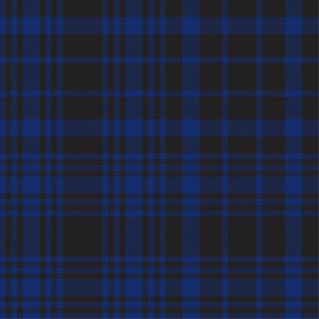Blue Glen Plaid textured seamless pattern suitable for fashion textiles and graphicsのイラスト素材
