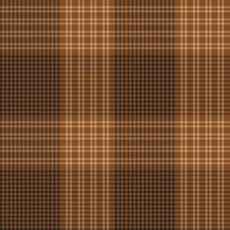 Brown Glen Plaid textured seamless pattern suitable for fashion textiles and graphicsのイラスト素材
