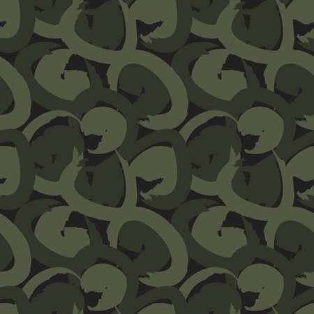 Green Brush strokes pattern background suitable for fashion prints, graphics, backgroundsのイラスト素材