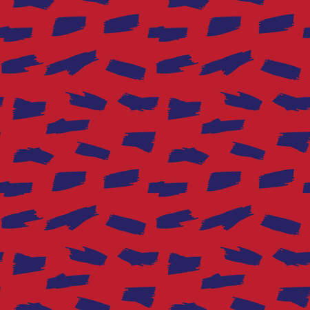 Red Navy Camouflage abstract seamless pattern background suitable for fashion textiles, graphicsのイラスト素材
