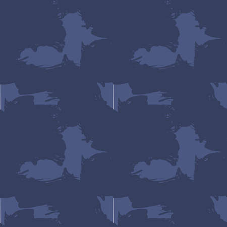 Blue Camouflage abstract seamless pattern background suitable for fashion textiles, graphicsのイラスト素材