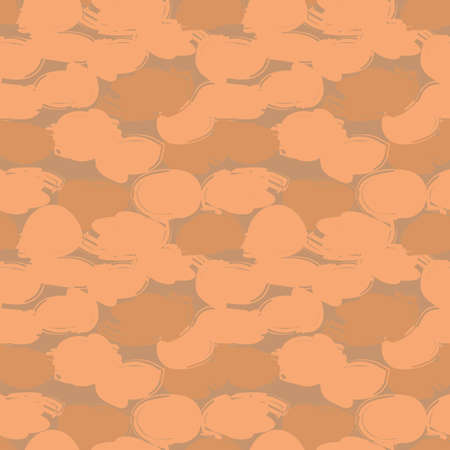 Orange Camouflage abstract seamless pattern background suitable for fashion textiles, graphicsのイラスト素材