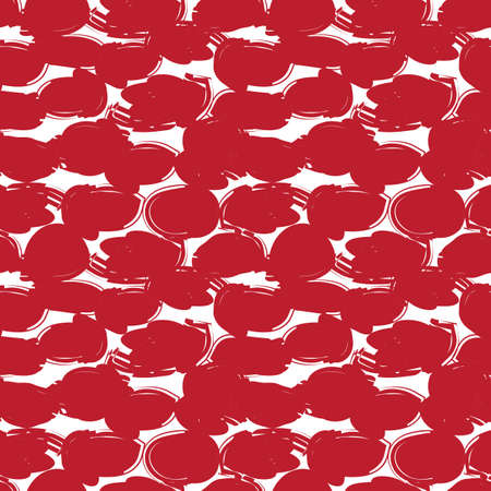 Red Camouflage abstract seamless pattern background suitable for fashion textiles, graphicsのイラスト素材