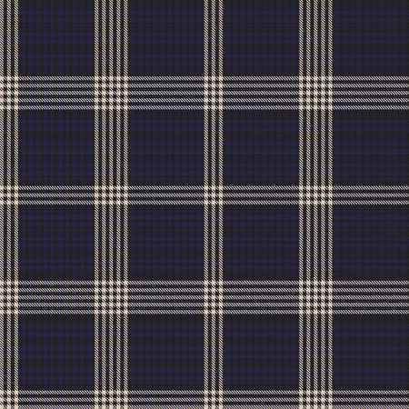 Blue Glen Plaid textured seamless pattern suitable for fashion textiles and graphicsのイラスト素材