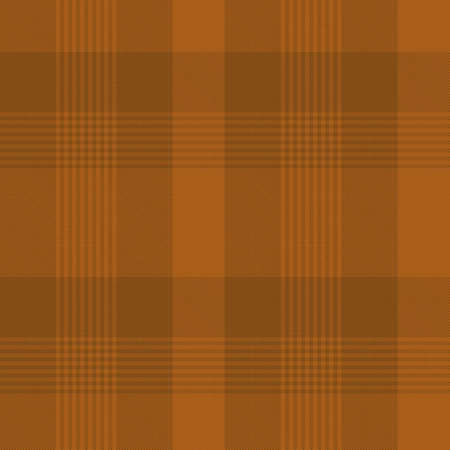 Orange Glen Plaid textured seamless patternのイラスト素材