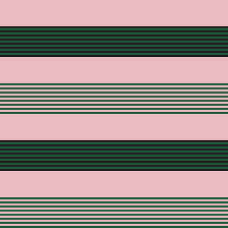 Pink and green horizontal striped seamless pattern backgroundのイラスト素材