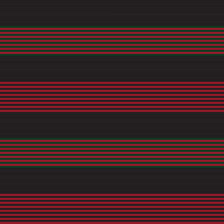 Red, green, black horizontal striped seamless pattern backgroundのイラスト素材