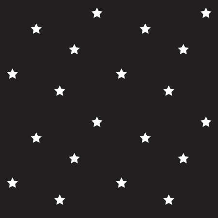 Black and White Stars brush stroke seamless pattern background for fashion textiles, graphicsのイラスト素材